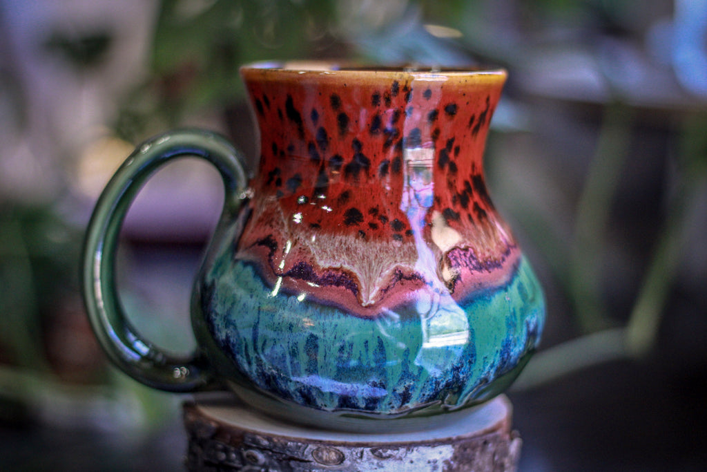 14-A Molten Melon Variation Flared Mug, 21 oz.