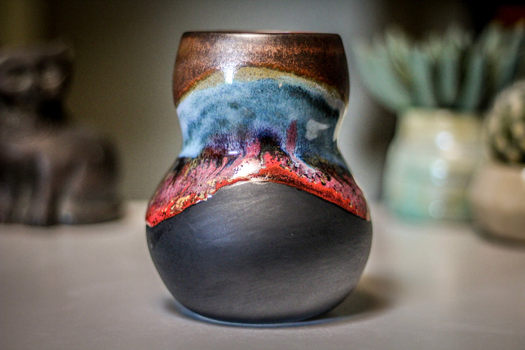 15-B Copper Agate Gourd Mug, 20 oz.