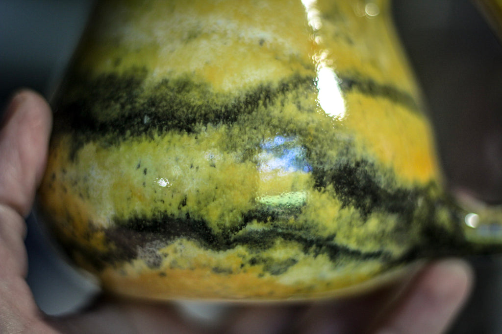 14-E Bumble Bee Jasper PROTOTYPE Barely Flared Mug, 12 oz.