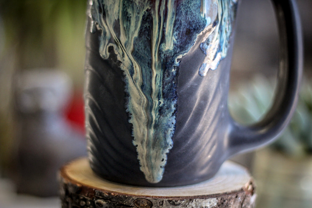 17-D New Wave Textured Stein Mug, 21 oz.
