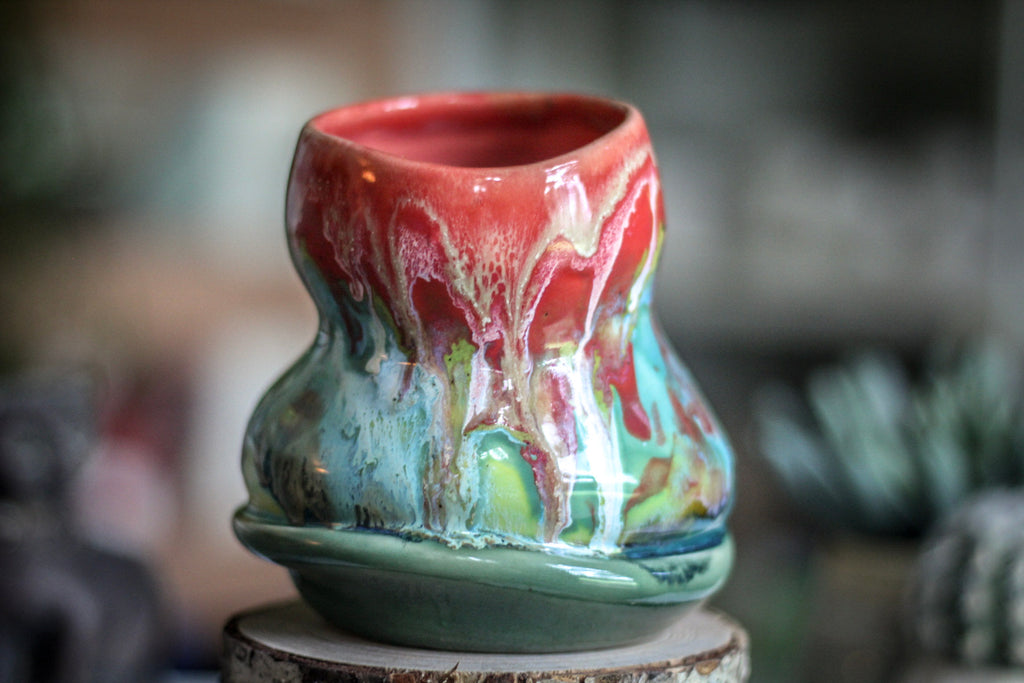 02-C "Fun" Gourd Planter