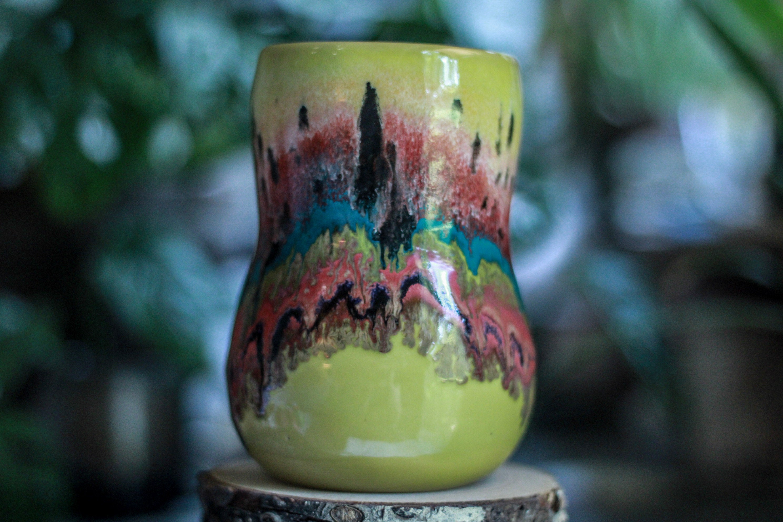 02-B Desert Rainbow Variation Gourd Mug - MINOR MISFIT, 20 oz. - 10% off