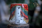 02-A Desert Rainbow Variation Gourd Mug, 20 oz.