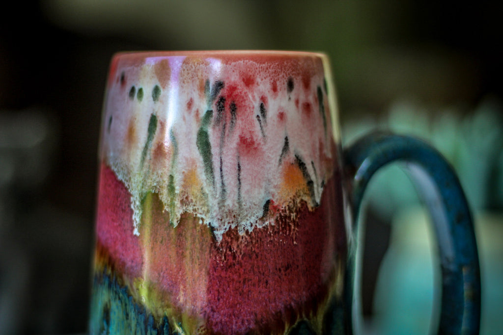 02-A Coral Mountain Meadow Mug - TOP SHELF, 19 oz.