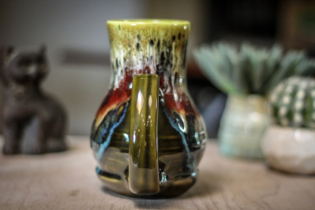 02-A Blood Moon Barely Flared Textured Acorn Mug - TOP SHELF, 20 oz.
