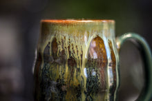 Load image into Gallery viewer, 15-E Spanish Moss Variation Textured Stein Mug, 14 oz.