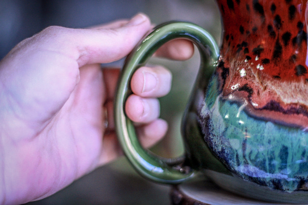 14-A Molten Melon Variation Flared Mug, 21 oz.
