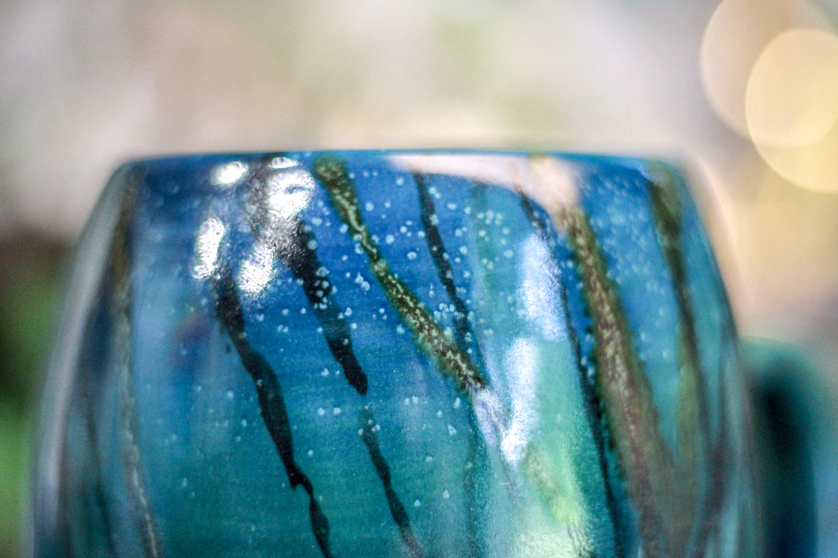 21-A  Labradorite Notched Mug - TOP SHELF, 28 oz.