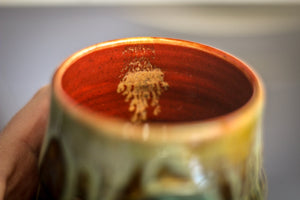 15-E Spanish Moss Variation Textured Stein Mug, 14 oz.
