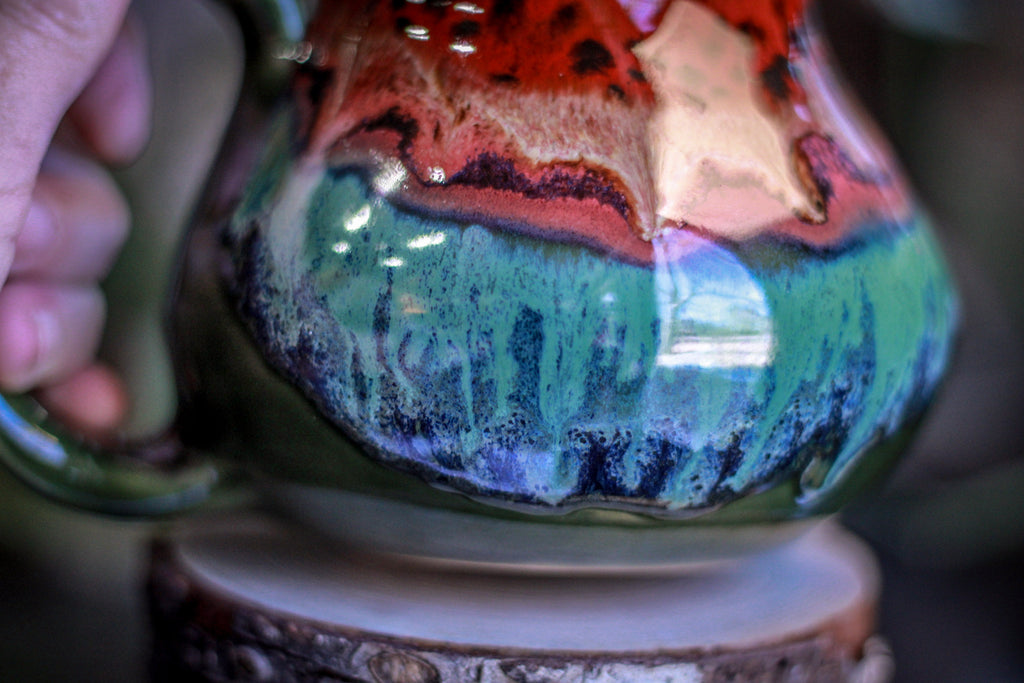 14-A Molten Melon Variation Flared Mug, 21 oz.