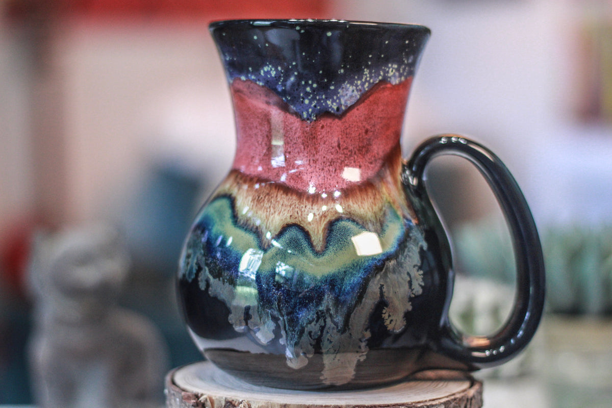 16-A Starry Starry Night Flared Mug - TOP SHELF MISFIT, 21 oz.