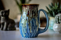 18-D New Wave Barely Flared Textured Mug, 17 oz.