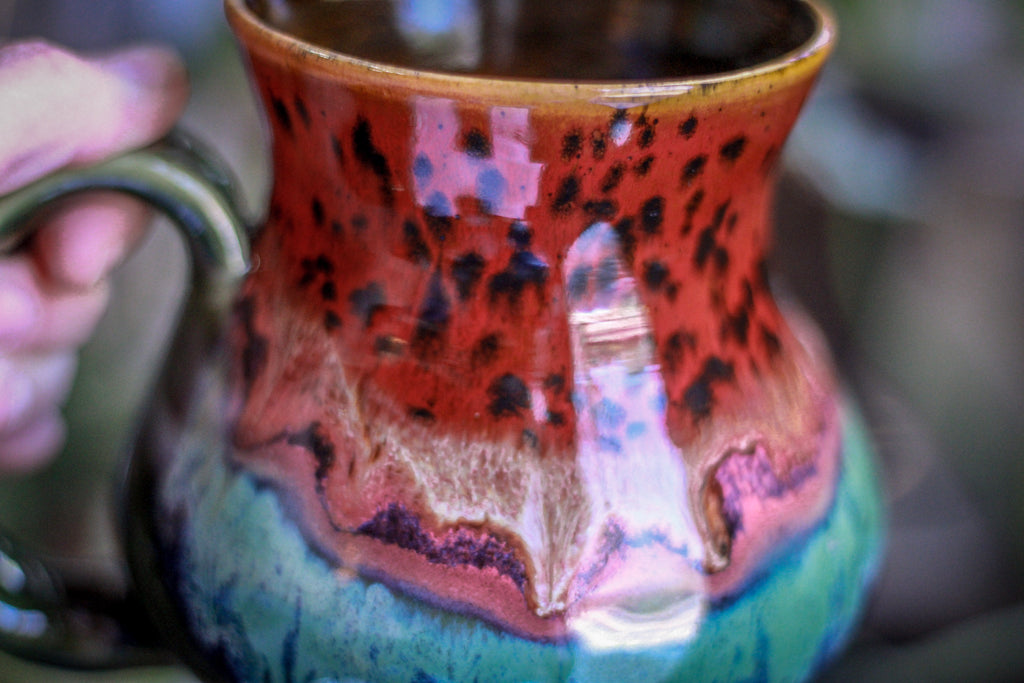 14-A Molten Melon Variation Flared Mug, 21 oz.