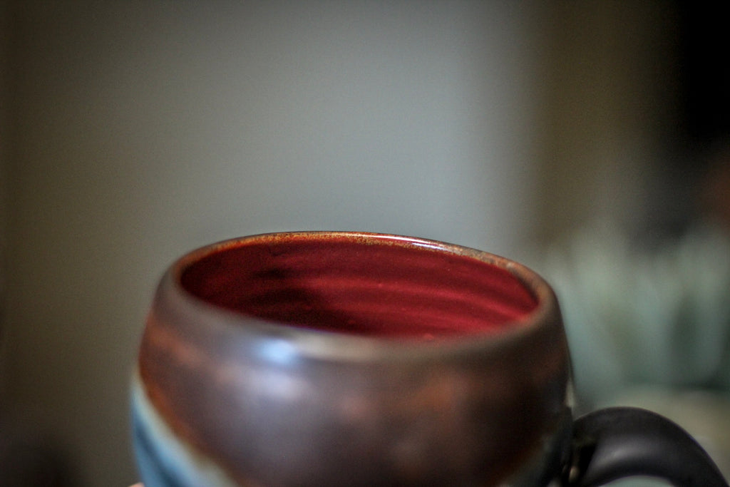 15-B Copper Agate Gourd Mug, 20 oz.