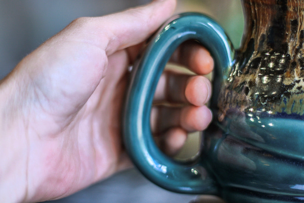 14-D Molten Cheetah Flared Textured Notched Mug - MINOR MISFIT, 21 oz. - 10% off