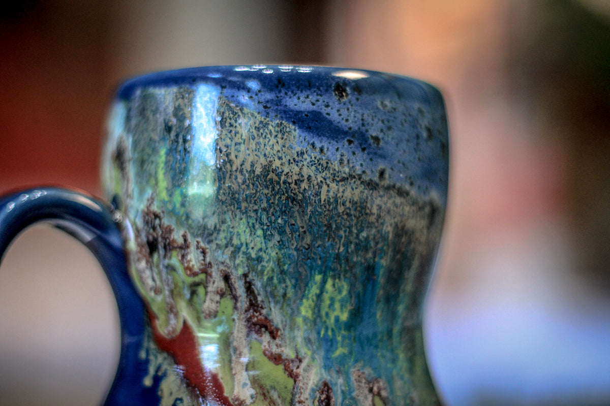 15-B Deep Sea Grotto Gourd Mug, 15 oz.