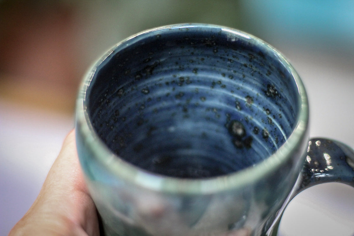 16-E Boreal Bliss Variation Gourd Mug, 14 oz.
