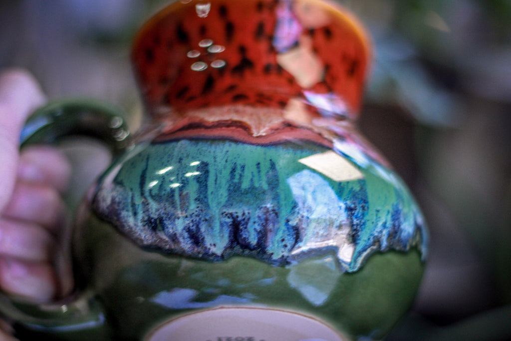 14-A Molten Melon Variation Flared Mug, 21 oz.