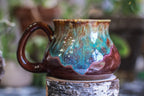 DRAWING WINNER 15-D Aqua Falls Barely Flared Squat Mug - MINOR MISFIT, 20 oz. - 10% off