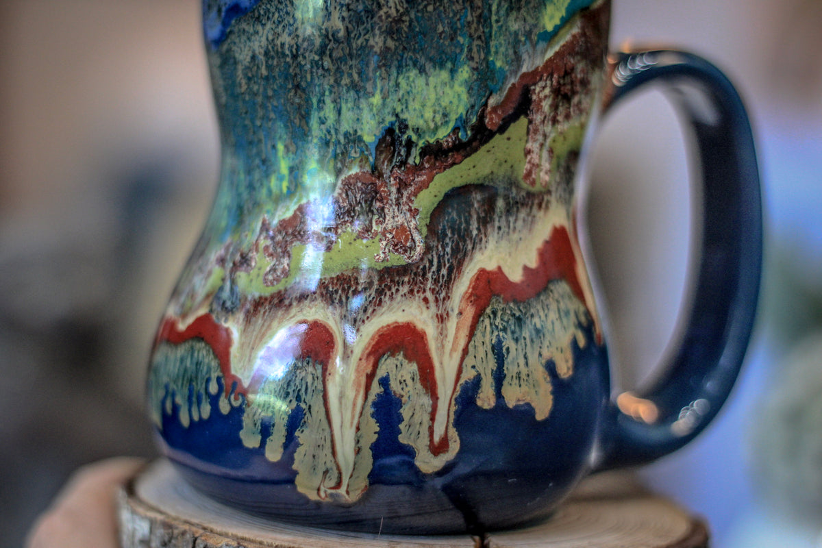 15-B Deep Sea Grotto Gourd Mug, 15 oz.