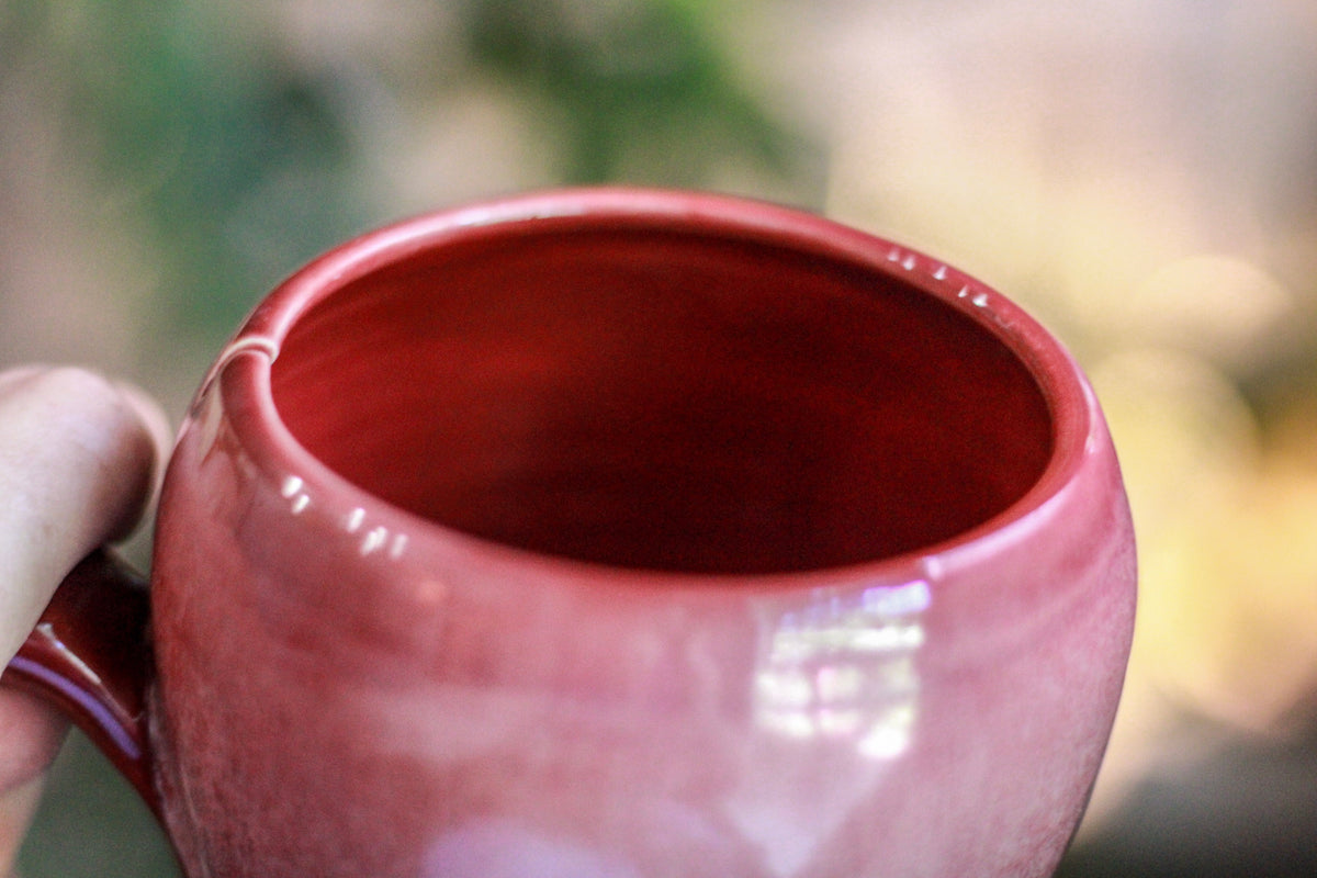 05-E EXPERIMENT Notched Gourd Mug, 23 oz.
