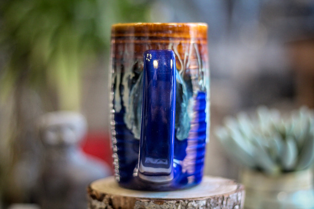 18-D New Wave Textured Stein Mug, 14 oz.