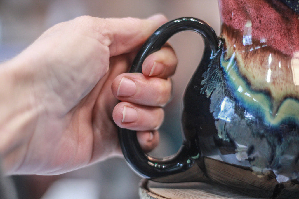 16-A Starry Starry Night Flared Mug - TOP SHELF MISFIT, 21 oz.