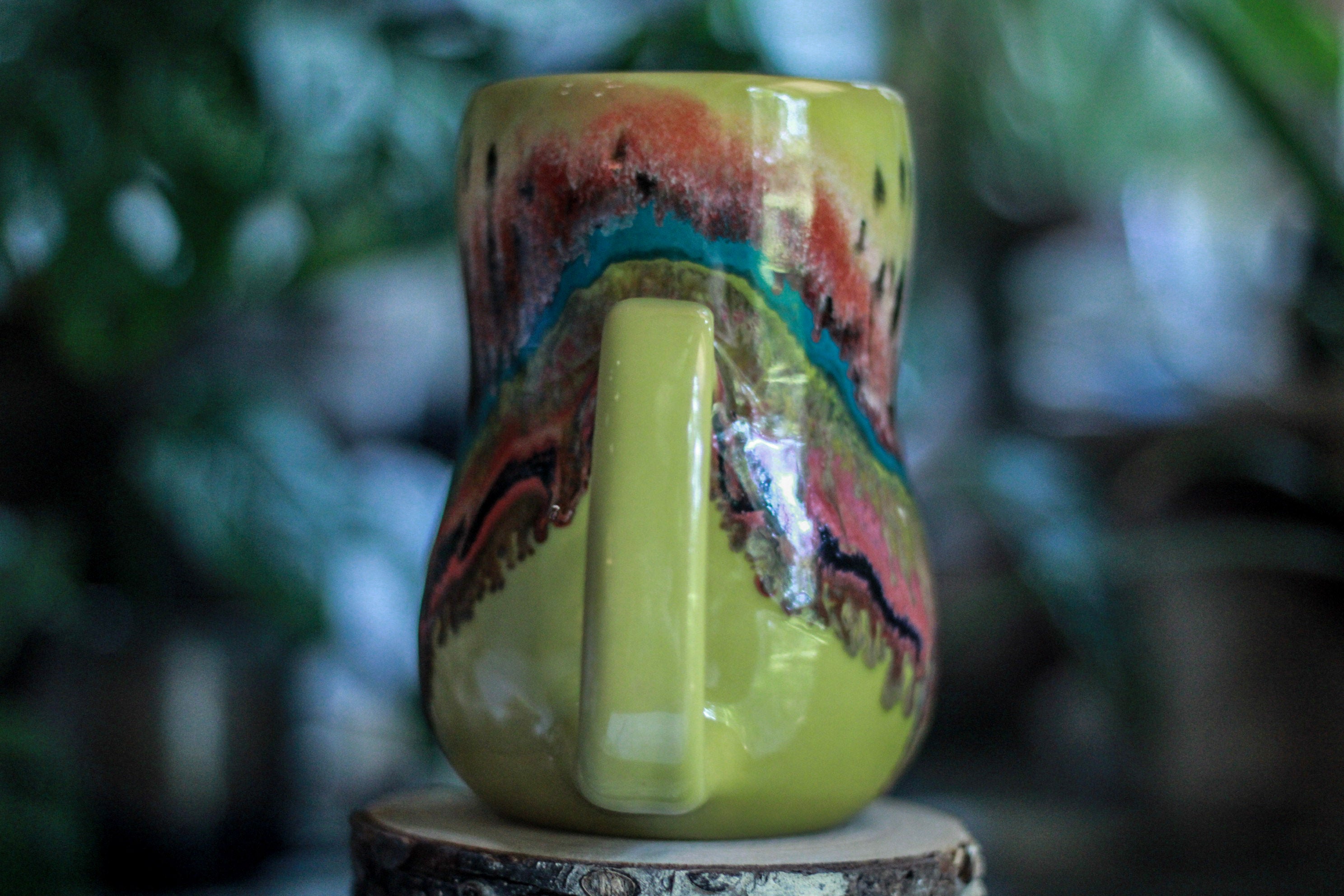 02-B Desert Rainbow Variation Gourd Mug - MINOR MISFIT, 20 oz. - 10% off