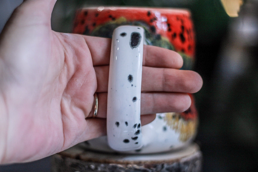 02-A Desert Rainbow Variation Gourd Mug, 20 oz.