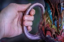 Load image into Gallery viewer, 03-B Purple Rainbow Grotto Flared Mug, 26 oz.