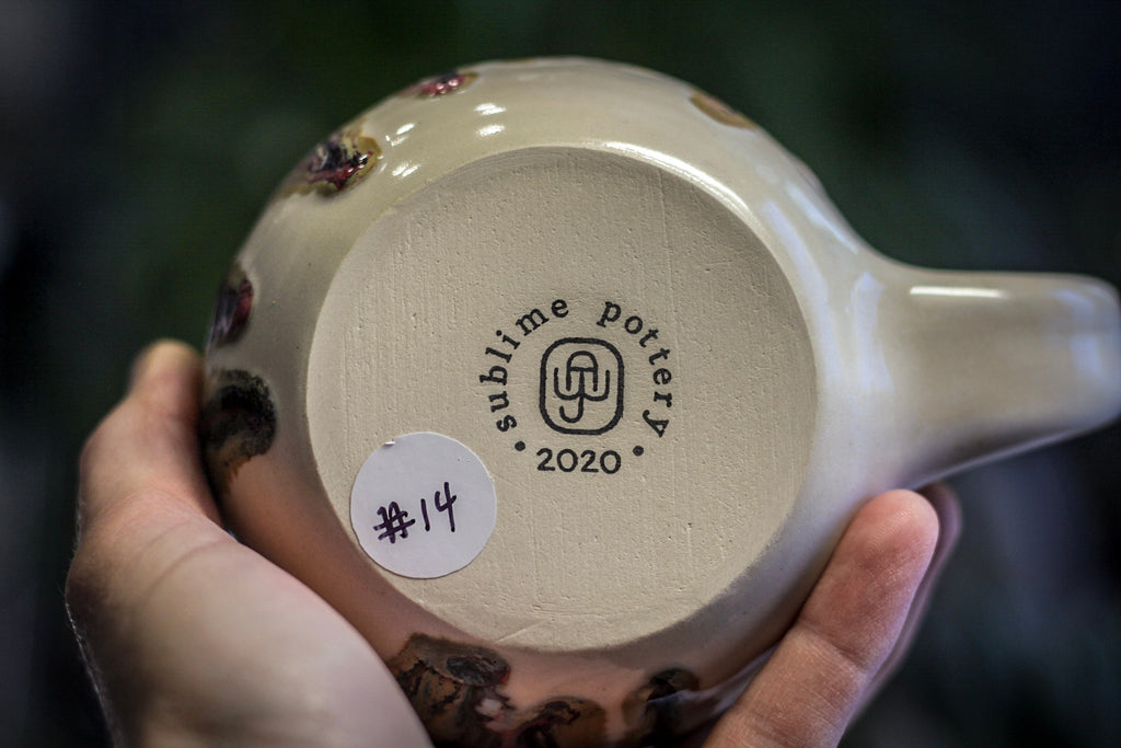 14-A Snowy Grotto Gourd Mug - TOP SHELF MISFIT, 21 oz.