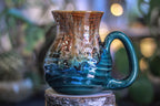 14-E Molten Cheetah Flared Textured Notched Mug, 21 oz.