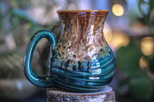 Load image into Gallery viewer, 14-E Molten Cheetah Flared Textured Notched Mug, 21 oz.
