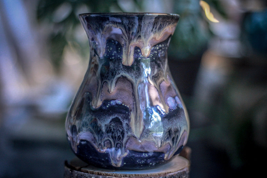 17-D Cosmic Amethyst Grotto Notched Flared Mug - TOP SHELF, 25 oz.