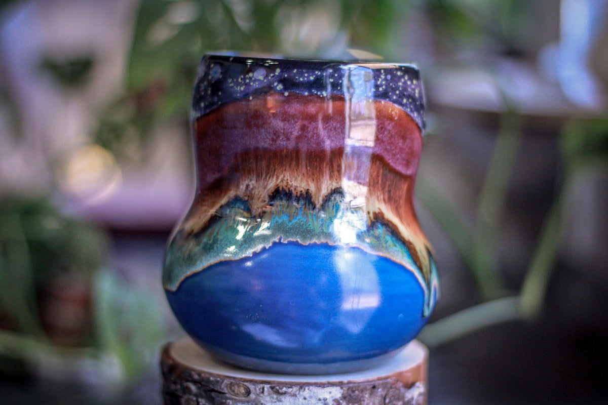 26-A Starry Starry Night Gourd Mug, 25 oz.