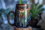 19-A New Earth Notched Crystal Mug, 27 oz.