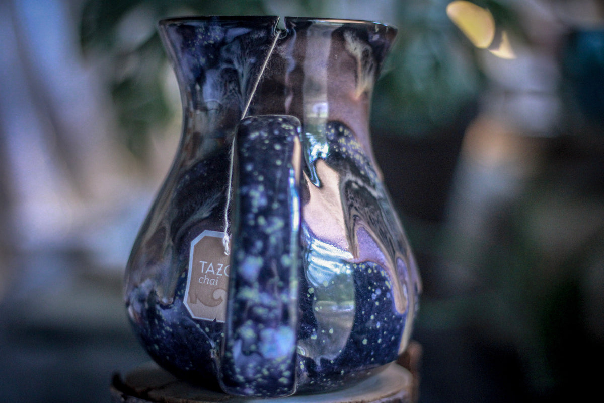 17-D Cosmic Amethyst Grotto Notched Flared Mug - TOP SHELF, 25 oz.