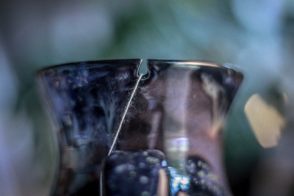 17-D Cosmic Amethyst Grotto Notched Flared Mug - TOP SHELF, 25 oz.