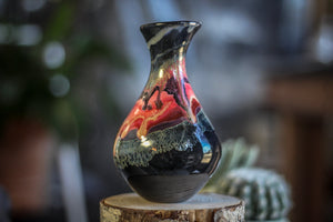 16-A Molten Strata Vase, 9 oz