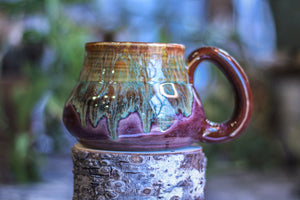 15-D Molten Tourquoise Squat Acorn Mug, 20 oz.