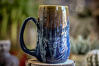16-D Mossy Wave Textured Gourd Mug, 18 oz.