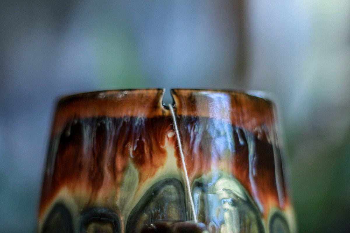 19-A New Earth Notched Crystal Mug, 27 oz.