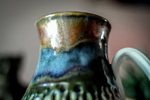 Load image into Gallery viewer, 19-B Copper Agate Barely Flared Textured Mug, 22 oz.