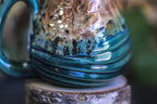 14-E Molten Cheetah Flared Textured Notched Mug, 21 oz.