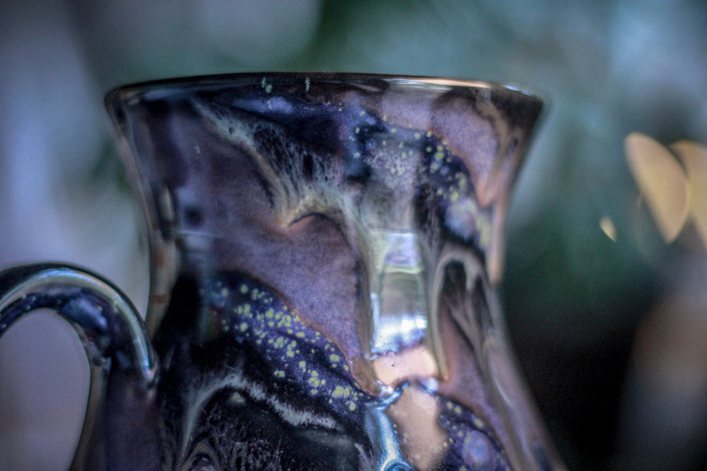 17-D Cosmic Amethyst Grotto Notched Flared Mug - TOP SHELF, 25 oz.