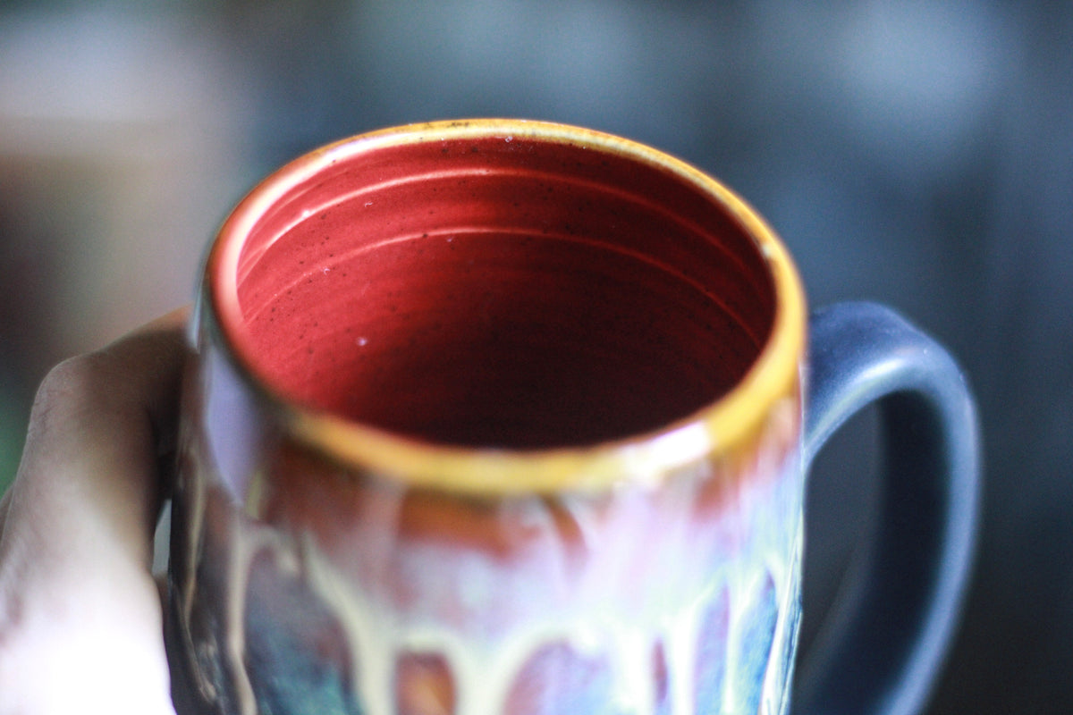 17-D New Wave Textured Mug, 18 oz.