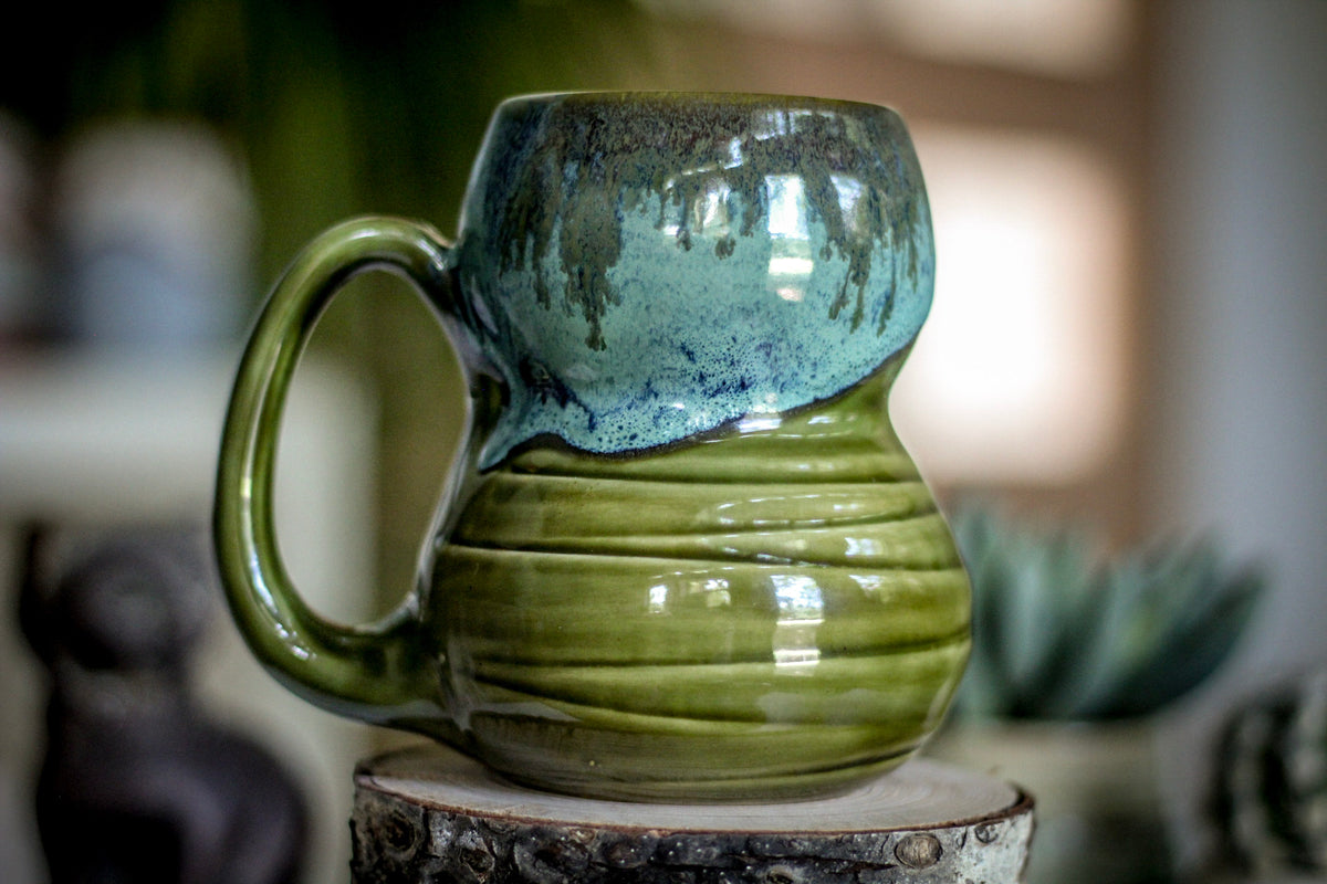17-E Mossy Textured Gourd Mug - MISFIT, 18 oz. - 10% off
