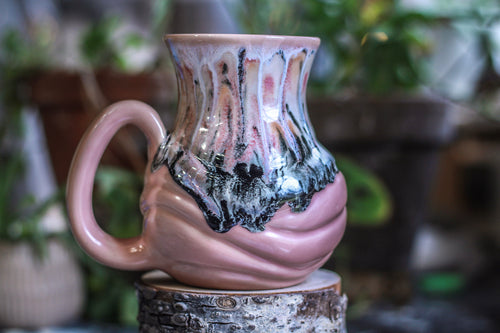 01-D Granny's Lace Flared Textured Mug - MINOR MISFIT, 22 oz. - 10% off