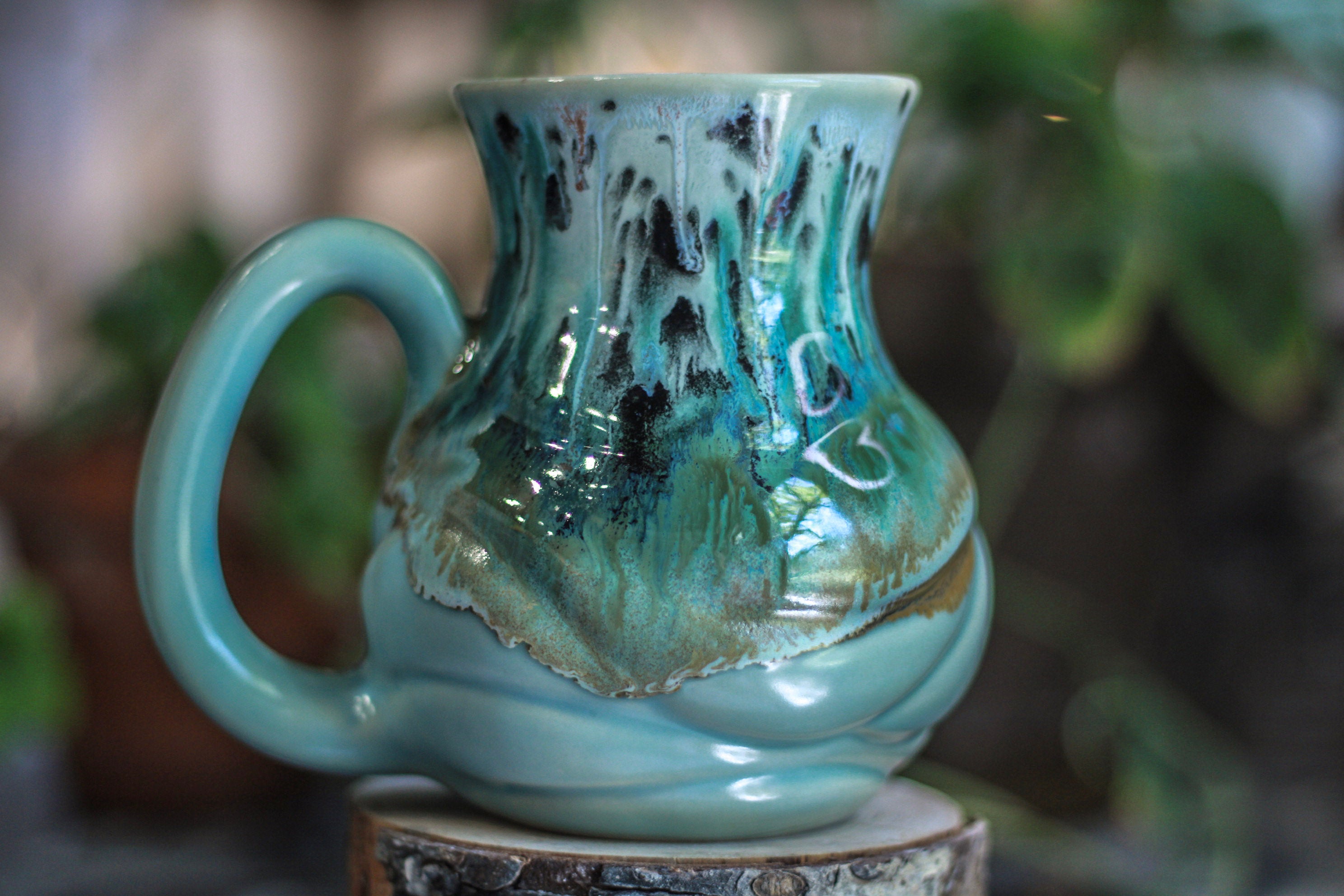 01-B Champlain Falls Flared Textured Mug - TOP SHELF, 22 oz.
