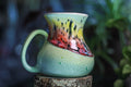 01-C Rainbow Serpent Flared Fat-Bottomed Mug, 26 oz.